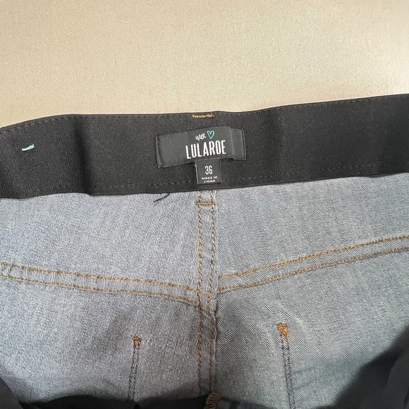 LulaRoe Womens Blue Denim Jeans Size 36 High Rise Skinny Stretch - Picture 8 of 10